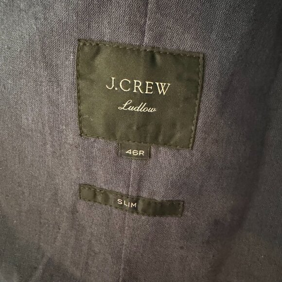 J. Crew Ludlow Slim-fit Unstructured Suit Jacket, 46R - Picture 4 of 5
